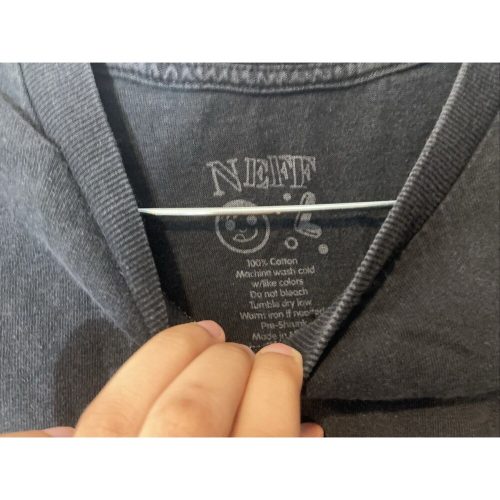 Neff T Shirt Unisex Size Large Black Shirt Multiple Color Bear Logo - Picture 5 of 5